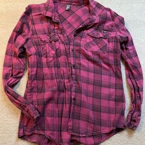 Fox racing flannel size large